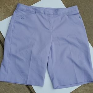 IZOD PERFORMX BLUE TONED  BERMUDA SHORTS SIZE 8